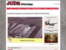 Tablet Screenshot of judabuilders.com
